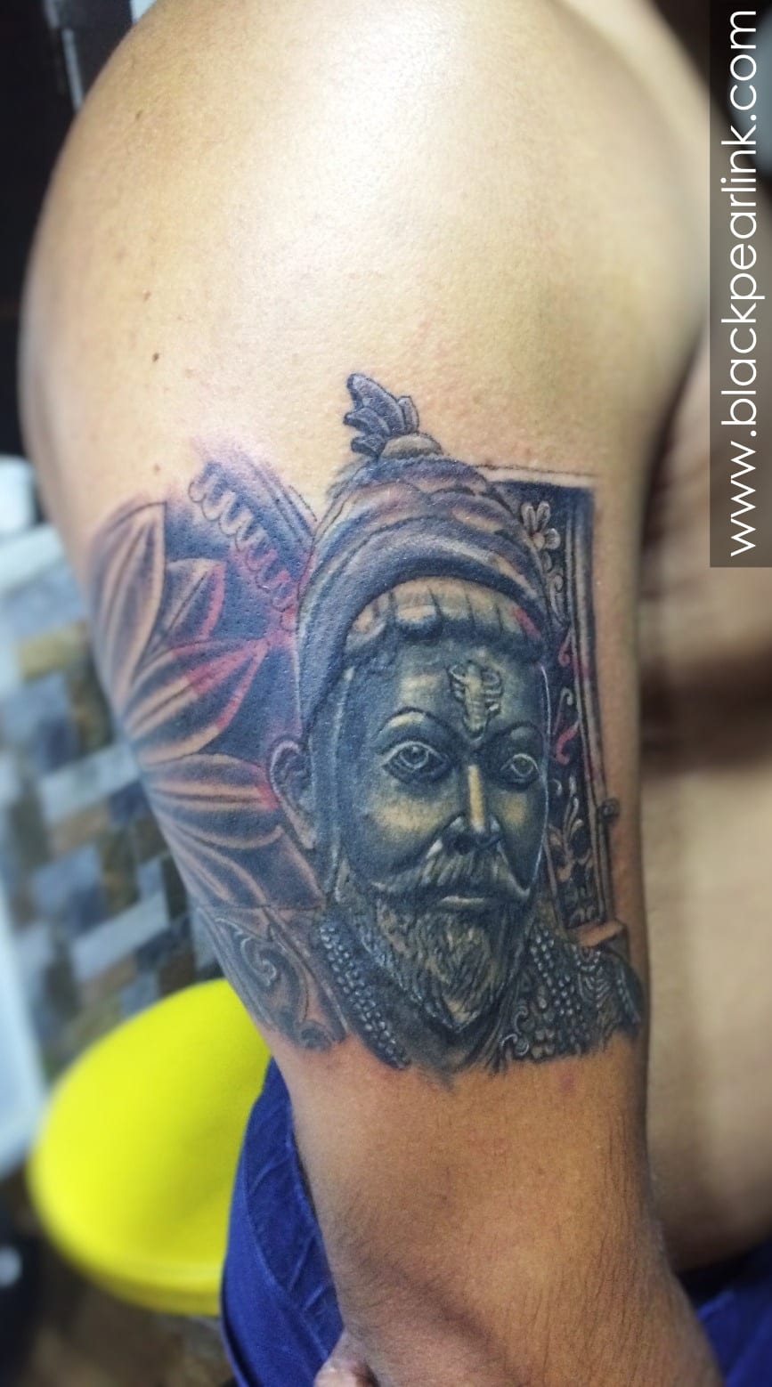 Chhatrapati Shivaji Maharaj Coverup Tattoo