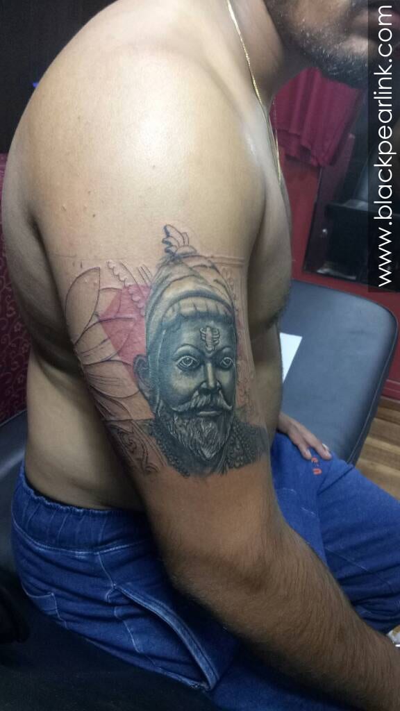 Smallest tattoo of Chhatrapati Shivaji Maharaj made by an individual - IBR