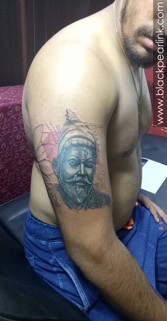 Chatrapati shivaji maharaj Tattoo designbySumedh Dream Arts  Tattoo  Studio   Shivaji maharaj tattoo Name tattoos on wrist Tattoos