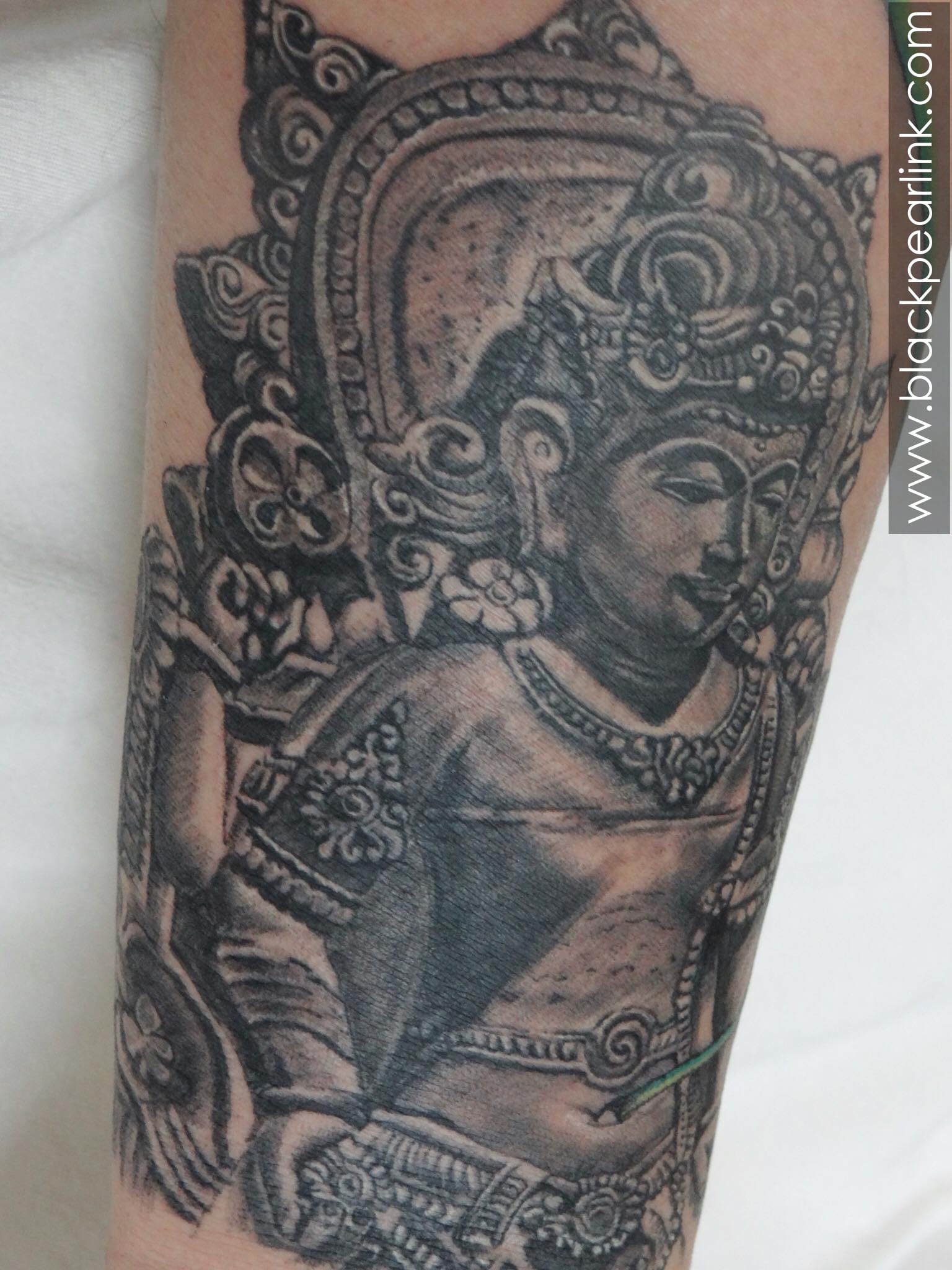 Lord Vishnu Tattoo in Padmanabha Form 2