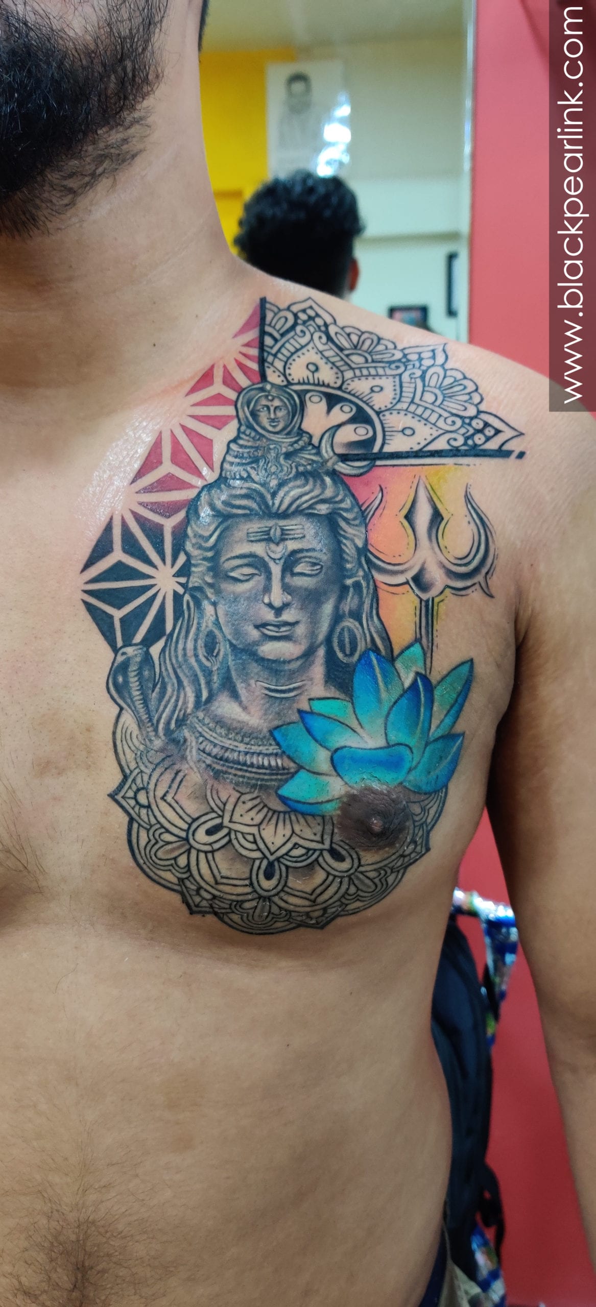 spiritual chest tattoo design sanskrit  Round the World Magazine