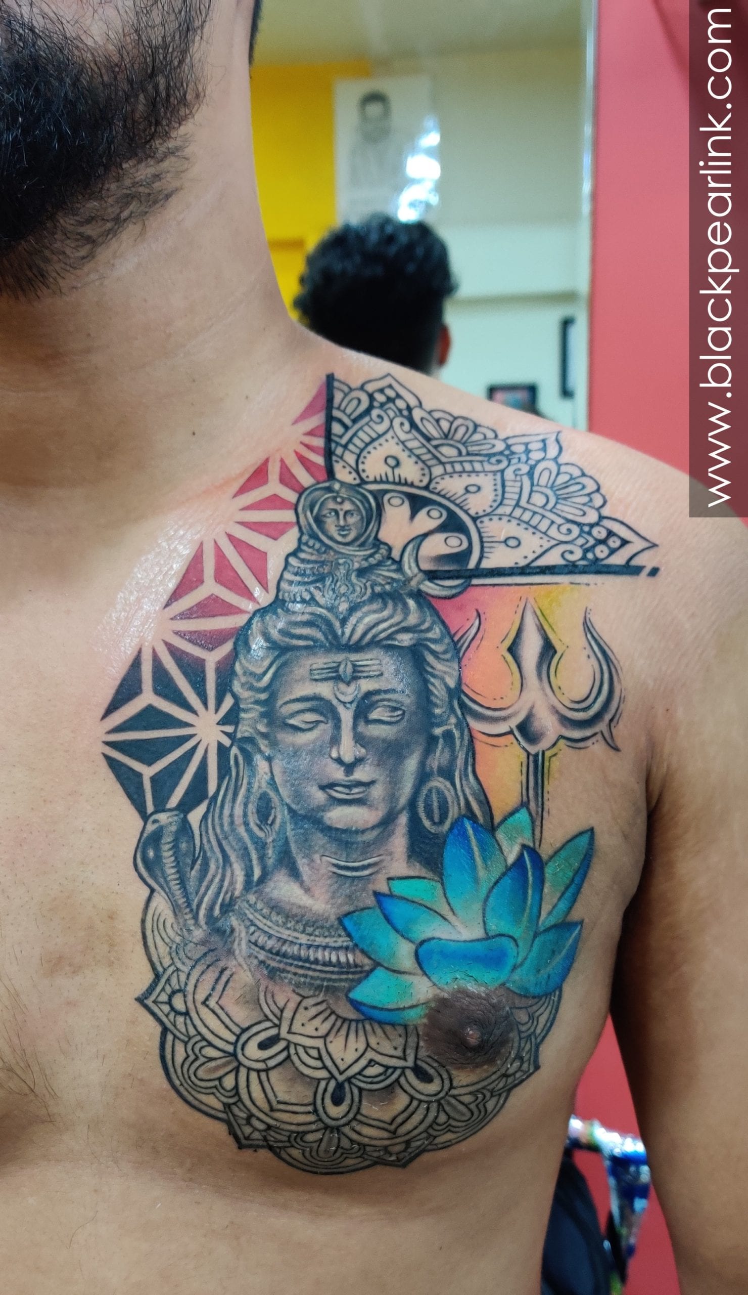 Custom Lord Shiva Elements tattoo by : Rahul Barve Originally Designed !  SKIN MACHINE TATTOO STUD… | Om tattoo design, Shiva tattoo design, Tattoo  designs wrist