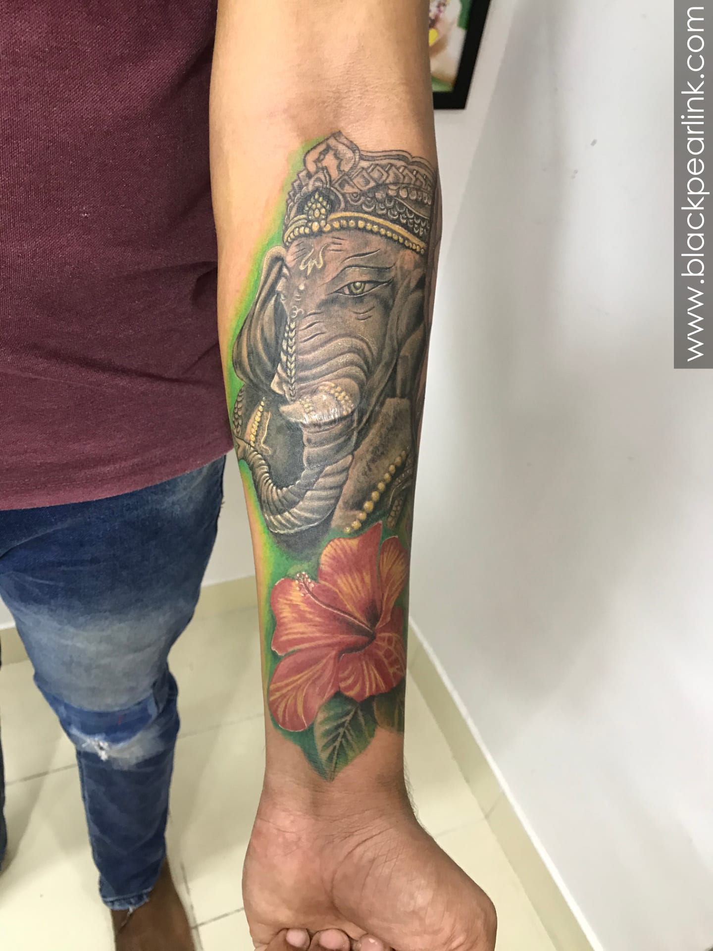 Garden Ganesha by Michele Wortman: TattooNOW