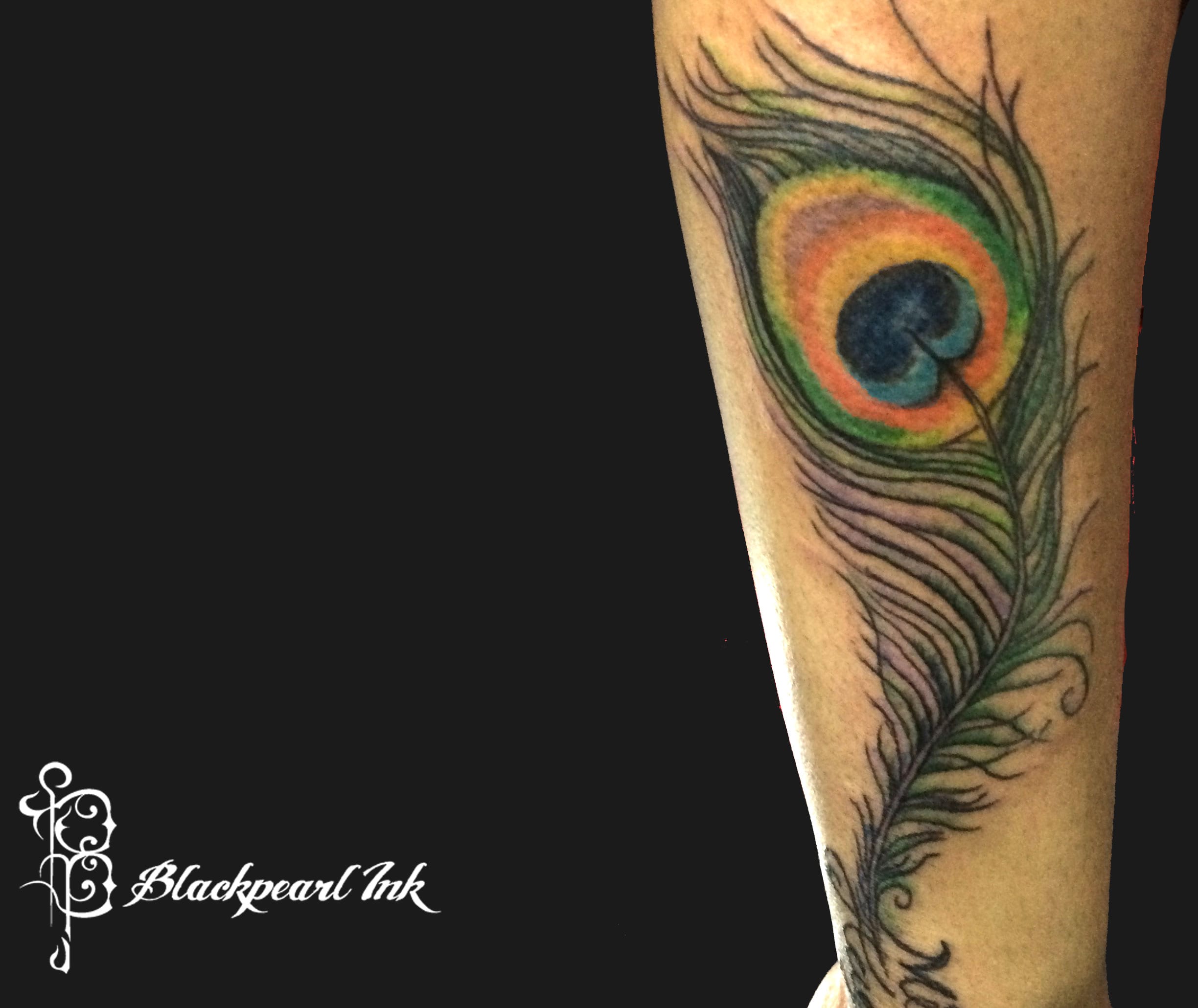 Nastyafox - Peacock feather tattoo 🦚 •Amsterdam- last... | Facebook