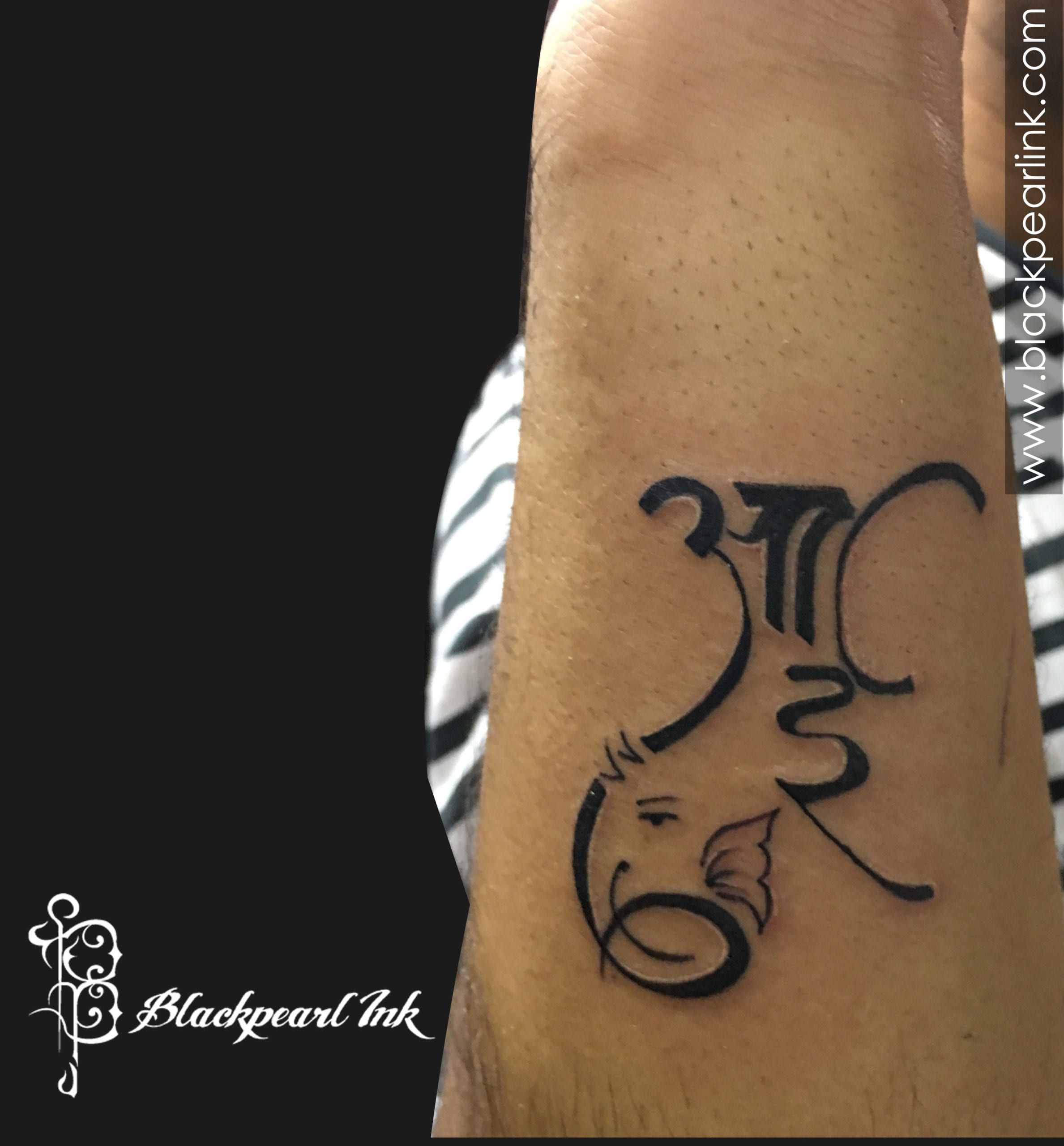 The Pulse Tattoo  Pallavi Kumawat  Aai Baba name of his brave mom dad   Custom calligraphy tattoo by Pallavi kumawat Hope u guys like this too  Your ViewsComments and Shares