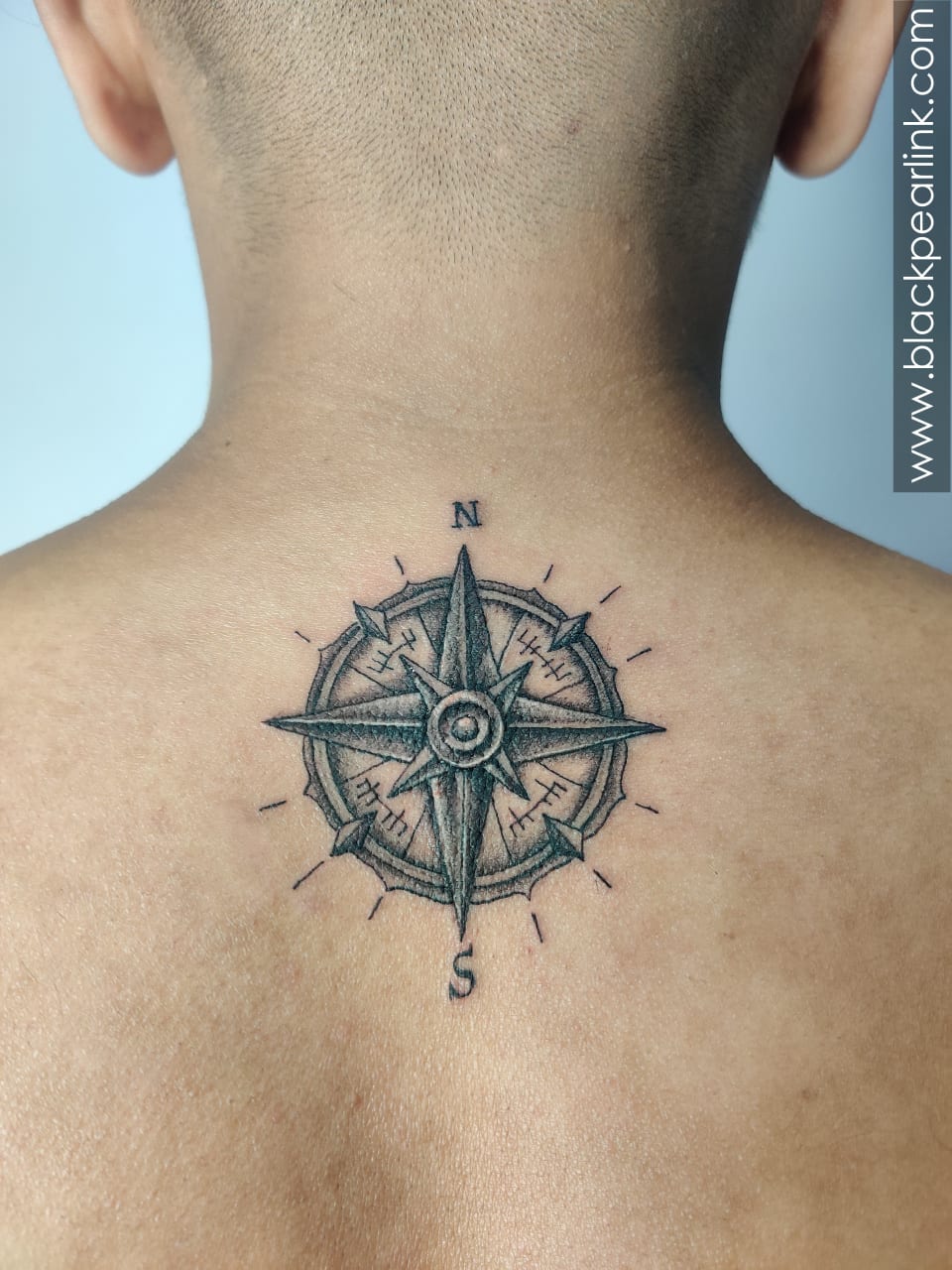 Simply Inked Compass Tattoo, Modern Waterproof and Long Lasting Tattoo  Design For Men - Colour: Black for All Occasion - Walmart.com