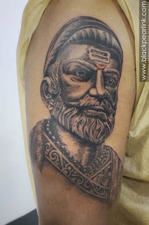 Shivaji Maharaj tattoo / Chhatrapati Shivaji Maharaj tattoo /  GautamTattoowala / shivaji | Shivaji maharaj tattoo, Fresh tattoo, Girl  tattoos