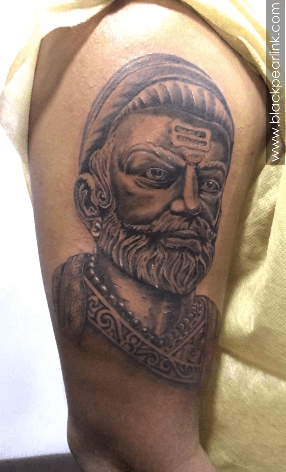 Sandy Skullz on Tumblr: Design available for tattoo of this great Maratha  Ruler “Chhatrapati Shivaji Maharaj” Call or DM for enquiries at  #9533220311...